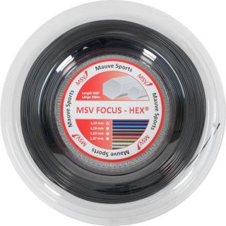 Tenisový výplet MSV Focus HEX - 200m Barva: Černá, průměr výpletu: 1,23
