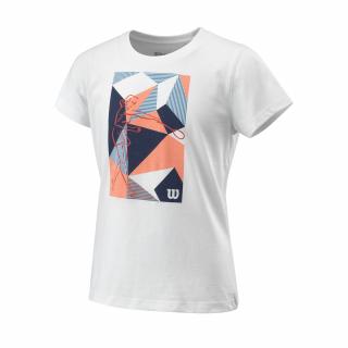 Wilson G Prism Play Tech Tee White Velikost: US M/UK 9-10/GER 140