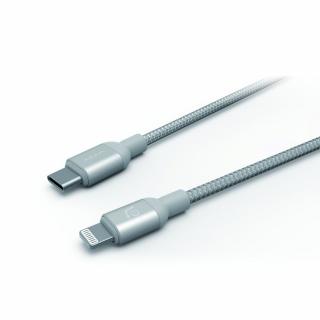 Adam Elements PeAk II C120B USB-C Lightning kabel, 1.2 m, stříbrný