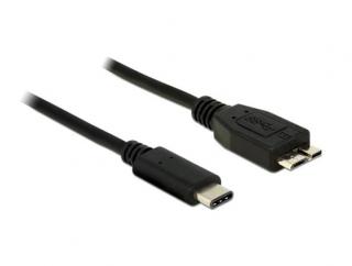 Delock Černý SuperSpeed kabel USB 10 Gbps (USB 3.2 Gen 2) USB Type-C samec > USB type Micro-B samec 1 m