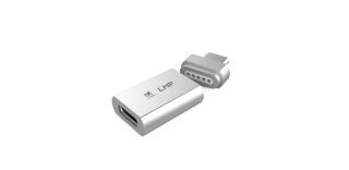 LMP USB-C MAGSAFE adapter, stříbrný