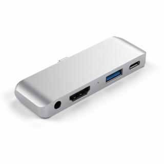 Satechi Aluminium USB-C Mobile Pro Hub stříbrný