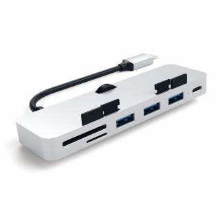 Satechi USB-C hub pro iMac, stříbrný