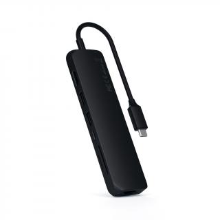 Satechi USB-C Slim Multiport Adaptér s Ethernetem černý