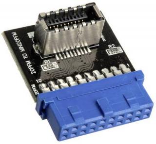 USB 3.0 20Pin to USB Mini 20Pin Frontpanel USB Type-C Adapter Motherboard