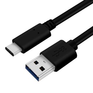 USB-C to USB-A 3.0 kabel, 1 m, černý