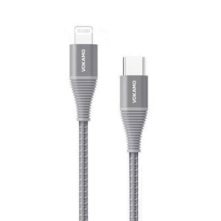 Vokamo USB-C to Lightning kabel 1.2 m, šedý