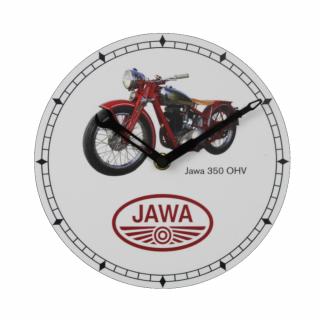 Nástěnné hodiny JAWA 350 OHV P2-220B  Skladem v ČR