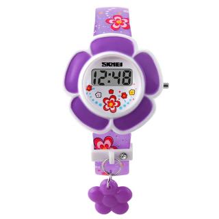 SKMEI Dětské digitální hodinky FLOWER 1144-PURPLE  Skladem v ČR