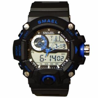 Sportovní digitální hodinky Smael 1385-W modré  Skladem v ČR