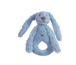 Happy Horse - Chrastítko králíček Richie sytě modré Velikost: 18 cm