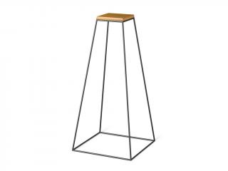Odkládací stolek Frustum Table Grande 100CM Black + Wood Materiál desky: Americký ořech, Velikost desky: velká