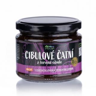 Cibulové čatní z červené cibule - Pálivé 250 g