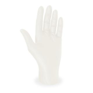 Latexové rukavice  L  Bílé, nepudrované - 100ks