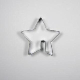 Nerezová vykrajovací formička - Hvězda na hrnek 1 ks