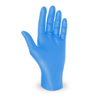 Nitrilové rukavice Modré  M  nepudrované - 100ks