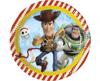 Papírové talíře  Toy Story 4  - 8 ks/23 cm
