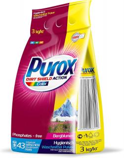 Purox prací prášek na barevné prádlo Clovin 3kg - 1ks