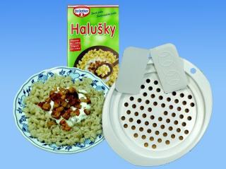 Síto na halušky + třítka na česnek - 1ks