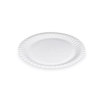 WIMEX Papírové talíře, Bílé 23cm - 100 ks