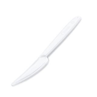 WIMEX Plastový nůž bílý, opakovaně použitelný 18,5cm-50ks