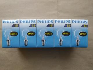 10KS - standardní žárovka Philips 60W, E14, 650 lumen (EL.8)