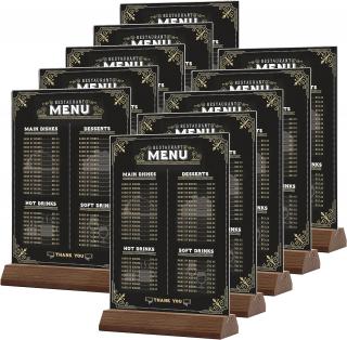 10ks Stojan A5 stojan na stůl, denní menu