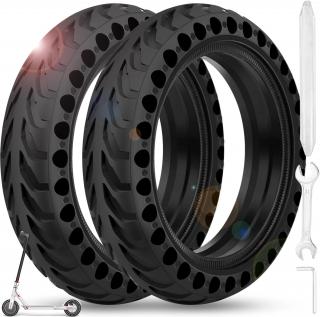 2ks Plná gumová pneumatika BANGTING 8,5  E Scooter, 50/75-6,1, černá
