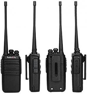 4ks Radioddity GA-2S UHF vysílačka, 16 kanálů, dosah 4 km, nabíjecí