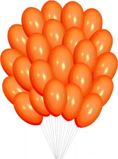 50ks 15cm balónků na oslavu narozenin, nebo párty, oranžové