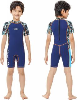 Dětský ultra elastický neoprenový oblek, 2,5 mm, XS (3-4 roky)