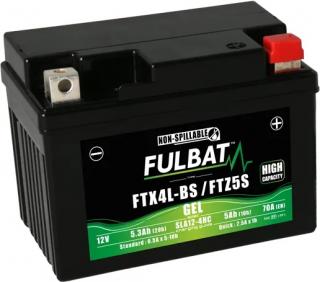 Gelový akumulátor FULBAT FTX4L-BS / FTZ5S GEL