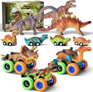 GizmoVine Sada dinosaurus s auty, 10 ks
