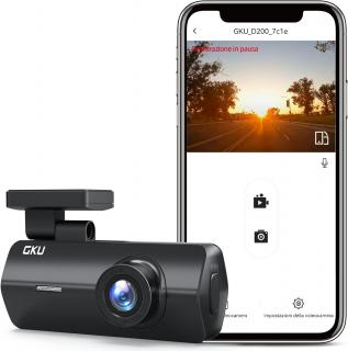 GKU Palubní kamera D200, Ultra HD 2,5K, F 2,0, 170°