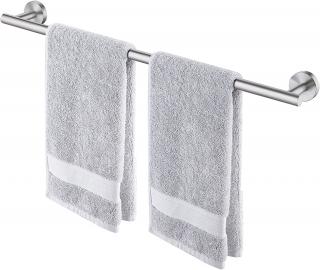KES Držák na ručníky do koupelny, 70cm, kartáčovaný