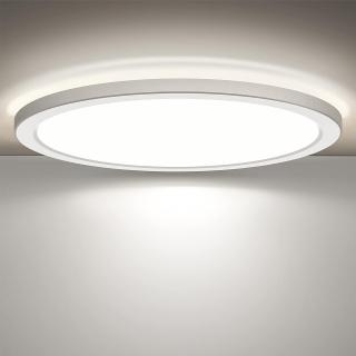 LED stropní svítidlo s podsvícením kulaté, 18W, 4000K, 22x2,5 cm
