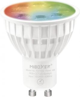LIGHTEU® MilightMiboxer 4W GU10 LED žárovka RGB-CCT, Zigbee 3.0 (FUT103Z)