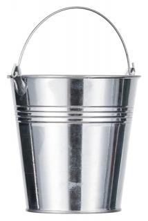 Malý plechový kbelík (11 cm) – dekorace