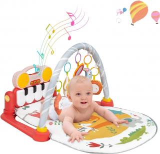 Maydolly Multifunkční klavírní fitness stojan a hrací podložka pro novorozence