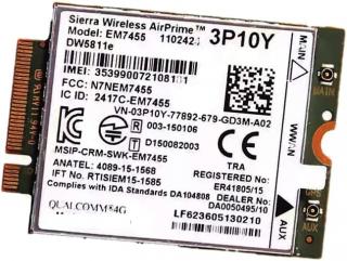 Modulární karta 4G EM7455 LTE WiFi NGFF M2 pro Dell