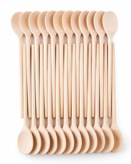 Mr.Woodware 20ks dřevěné vařečky 25 cm, bukové dřevo