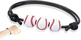 Náramek s baseballovou tématikou, inspirující náramky