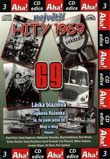 Různí - Největší hity 1969, CD pošetka