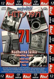 Různí - Největší hity 1971, CD pošetka