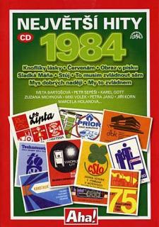 Různí - Největší hity 1984, CD pošetka