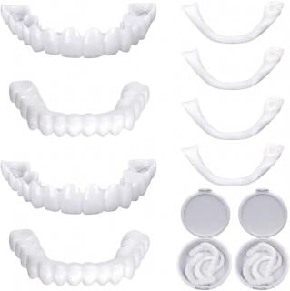 Sada párů zubů (horní a dolní), pro bělejší vzhled