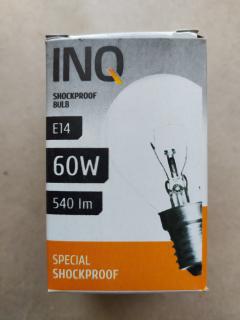 Standardní žárovka INO 60W, E14, 540 lumen (EL.8)