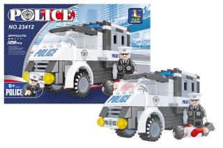 Stavebnice AUSINI policejní auto 128 dílů