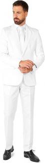 Suitmeister párty oblek, kostým, sako, kalhoty, kravata, 2XL, bílý