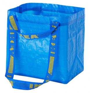 Taška BRATTBY, modrá, 27x18,5x27 cm (IKEA)